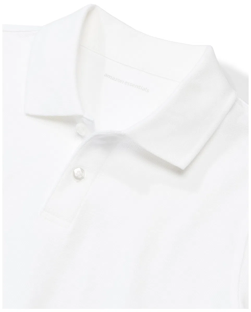 Amazon Essentials Bambini e Ragazzi Polo Maniche Corte in piqué per Uniforme Scolastica