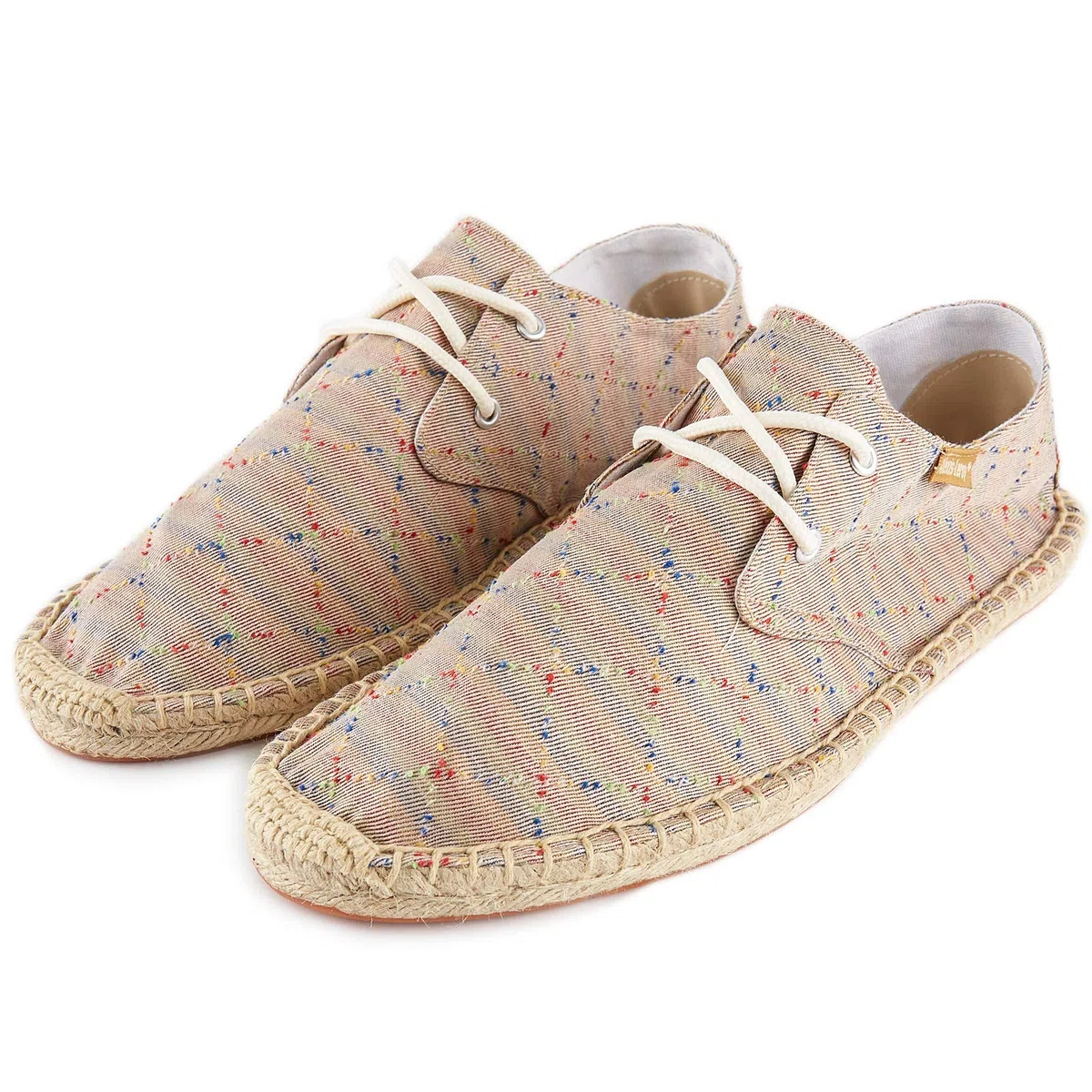 Alexis Leroy griglia Confortevole Espadrillas Slip On Loafer Scarpe Sommarskor da Uomo Tessuto con Lacci