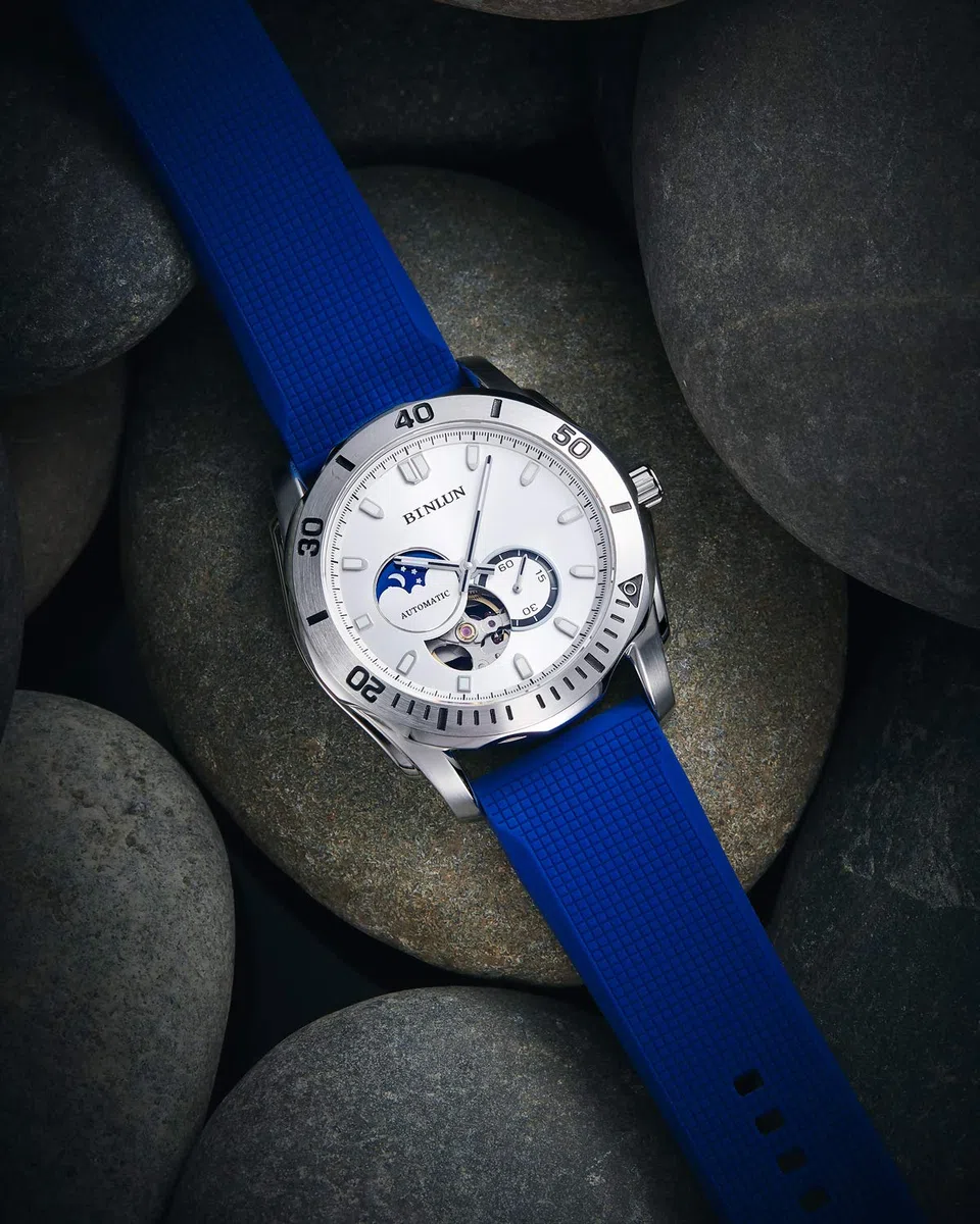 BINLUN Cinturini per Orologi in Silicone Cinturini di Ricambio per Smartwatches 18mm 19mm 20mm 21mm 22mm 24mm Cinturino in Gomma a Sgancio Rapido per Uomo e Donna con 8 Colori