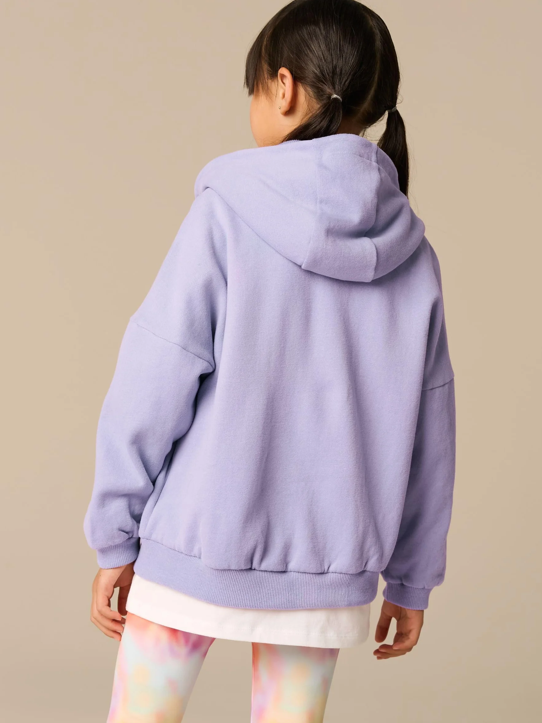 NEXT Ragazza Felpa con Cappuccio e Zip