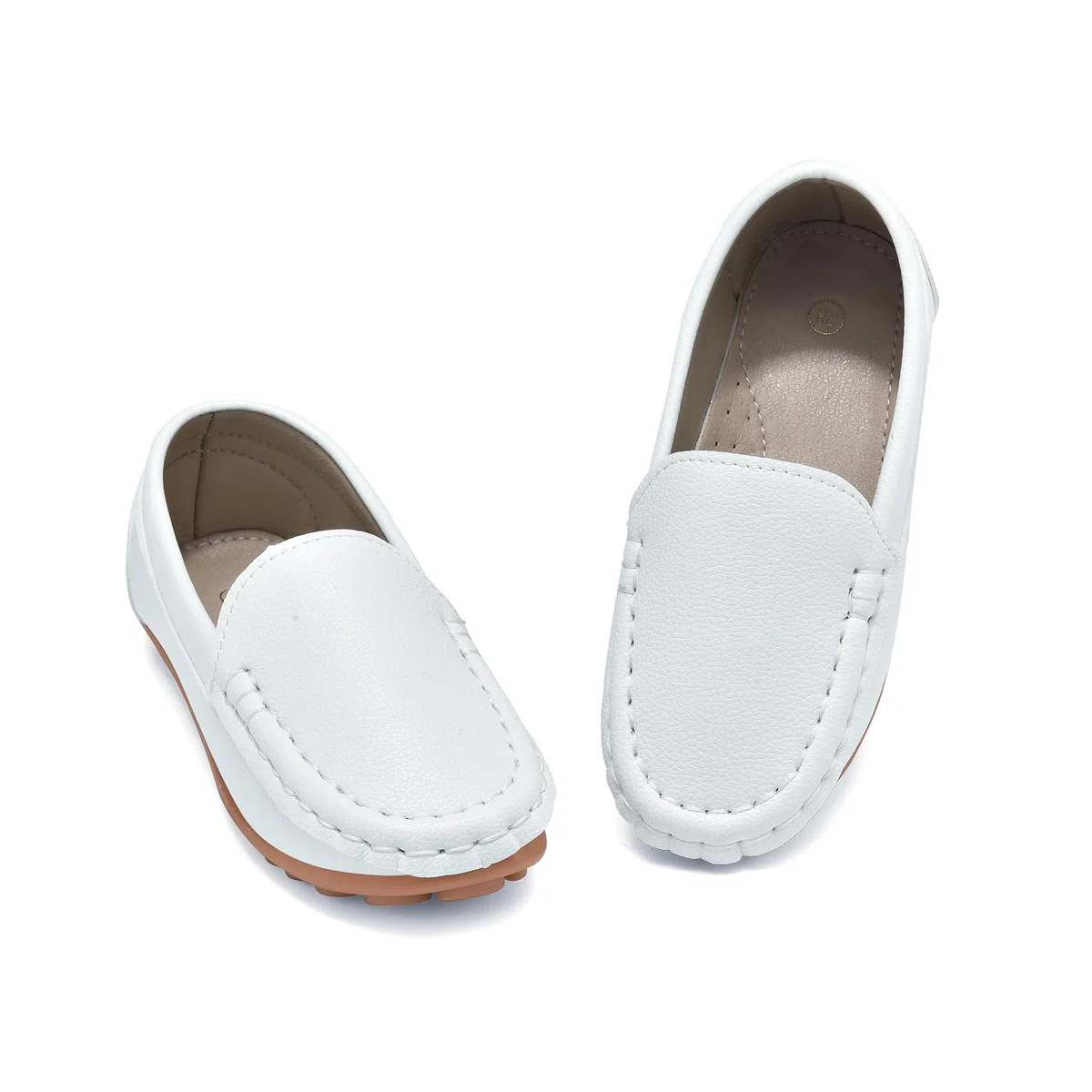 Mocassini Bambini Scivolare su Vestito Basse Mocassino Scarpe per Ragazzi e Ragazze Mocassini da Ragazzo in PU Pelle Scamosciata