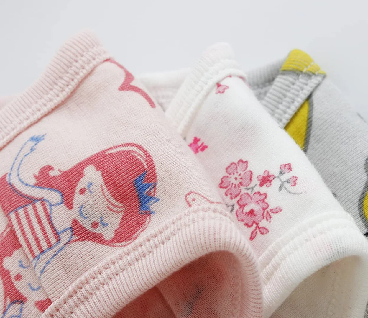 Bambine 12 Pezzi Mutandine di Cotone per Bimba Slip
