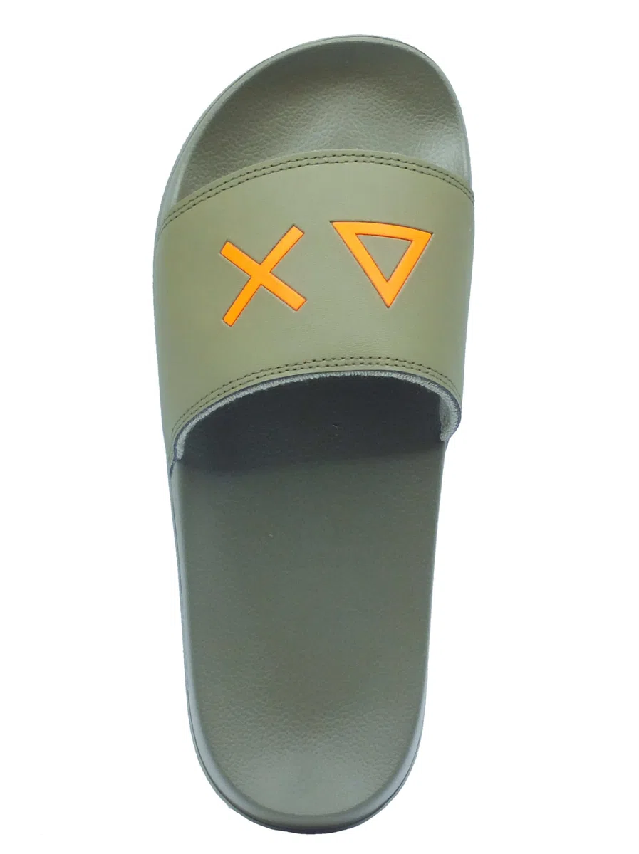 SUN68 Ciabatte in PU Uomo X36110 19 Militare