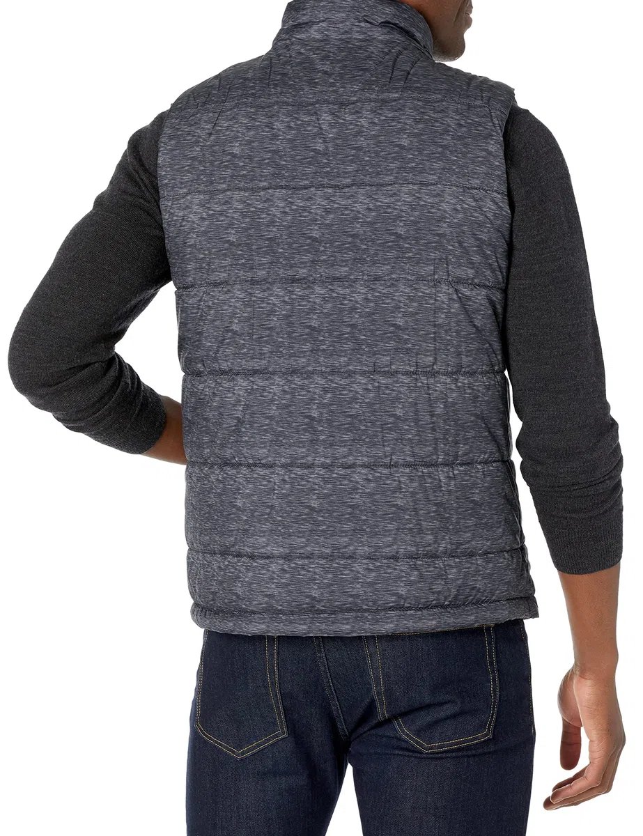 Amazon Essentials Uomo Gilet Imbottito Isolante Foderato in Pile Grammatura Media