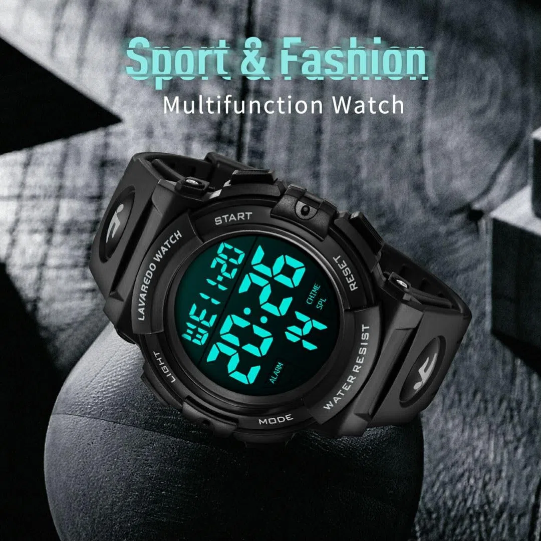 BEN NEVIS Orologio Digitale da Uomo Orologio Sportivo Militare 5ATM Impermeabile Cronografo Militare Orologio da Polso per Uomo con Retroilluminazione a LED Sveglia Data/Antiurto