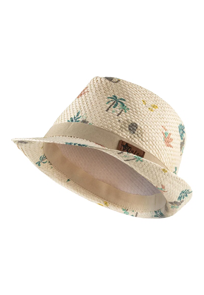 Sterntaler - Strohhut mit RIPSBAND Bedruckt mit Safari Tieren, Cappello Bambini e Ragazzi