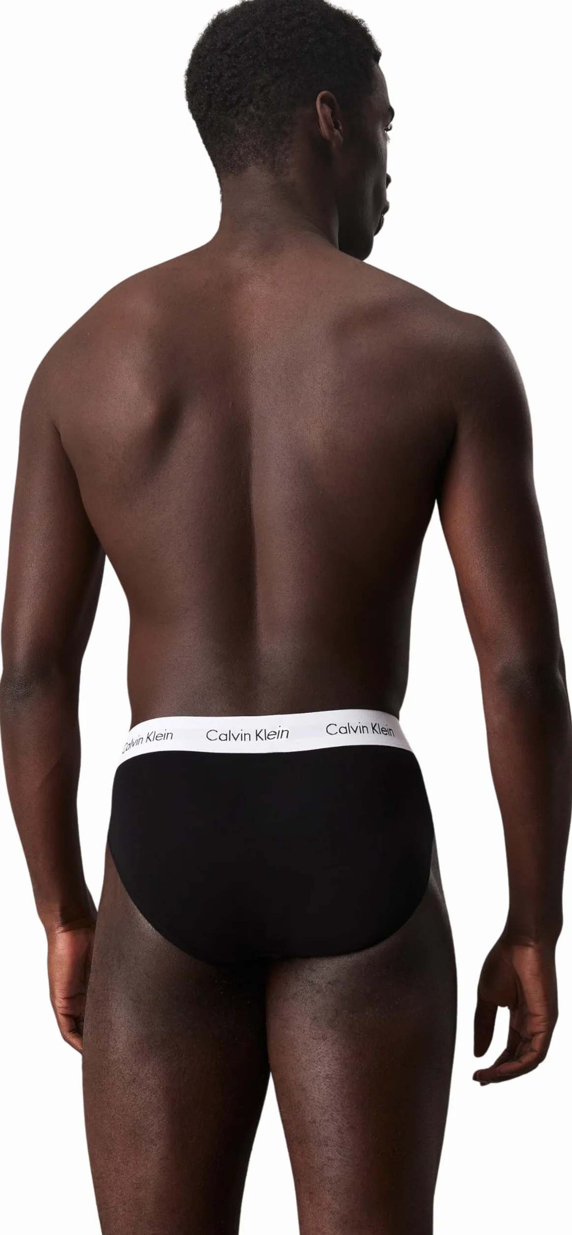 Calvin Klein Uomo Slip Hipster Confezione da 3 Intimo, Nero (Black), M