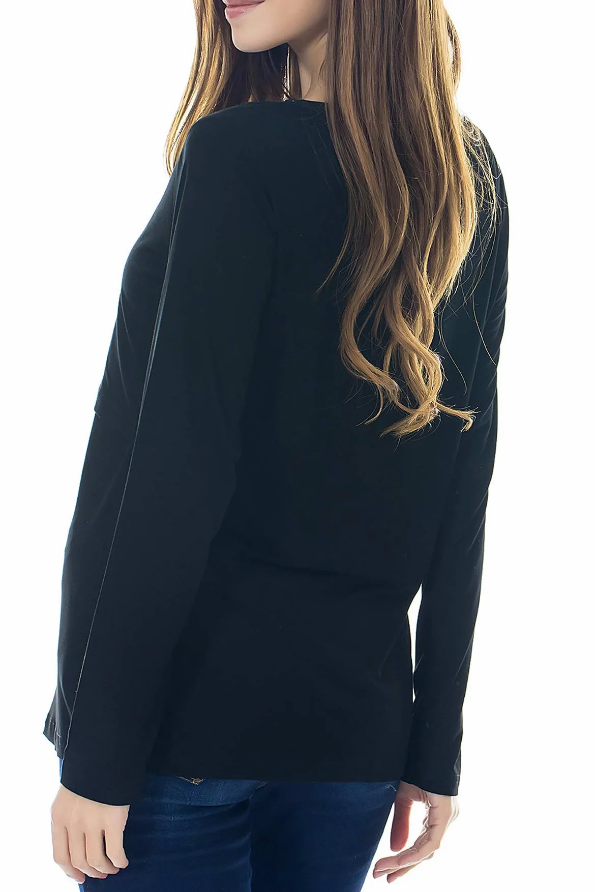 Smallshow Donna Top per Allattamento a Maniche Lunghe 3 Pack