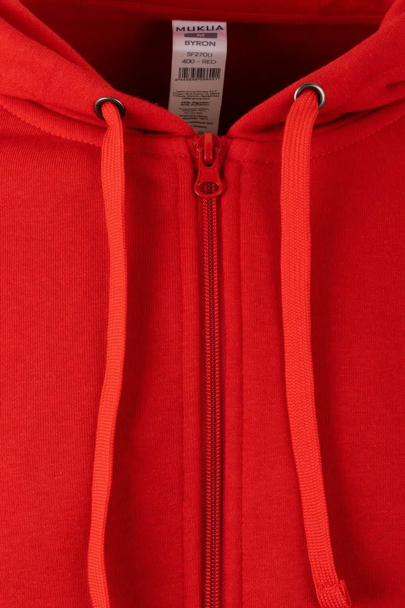 Mukua Sf270u Felpa con Cappuccio e Zip Unisex - Adulto (Pacco da 1)