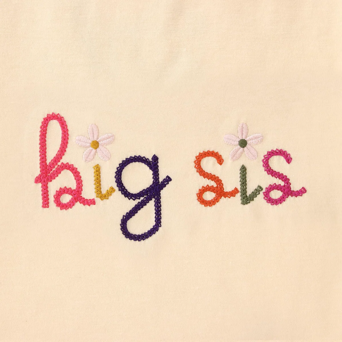 Big Sister Shirt Baby Annuncio per ragazze Tshirt con Big Sis Ricamo Bambino Promosso a Grande Sorella T-Shirt Estate Manica Corta Magliette Dolce Ricamato Cotone Top