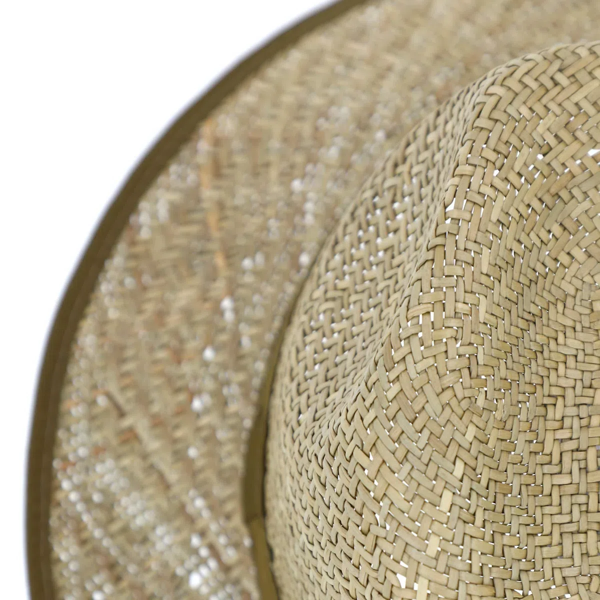 fiebig Bogart Cappello di Paglia | Cappello Estivo con Nastro e Bordi | Fedora da Sole a Tesa Larga | Fatto in Italia