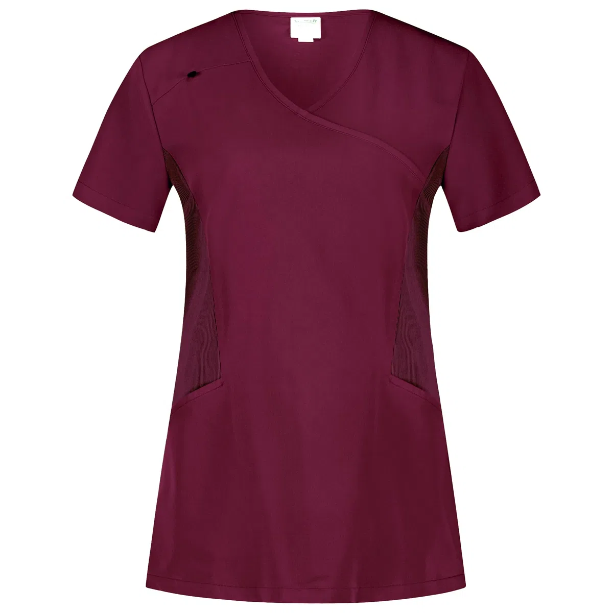 B-well Justina Casacca Medico Donna Divisa Sanitaria Donna Divisa Infermiere Donna Uniforme Sanitaria Donna a Maniche Corte, Scollo a V, Spandex