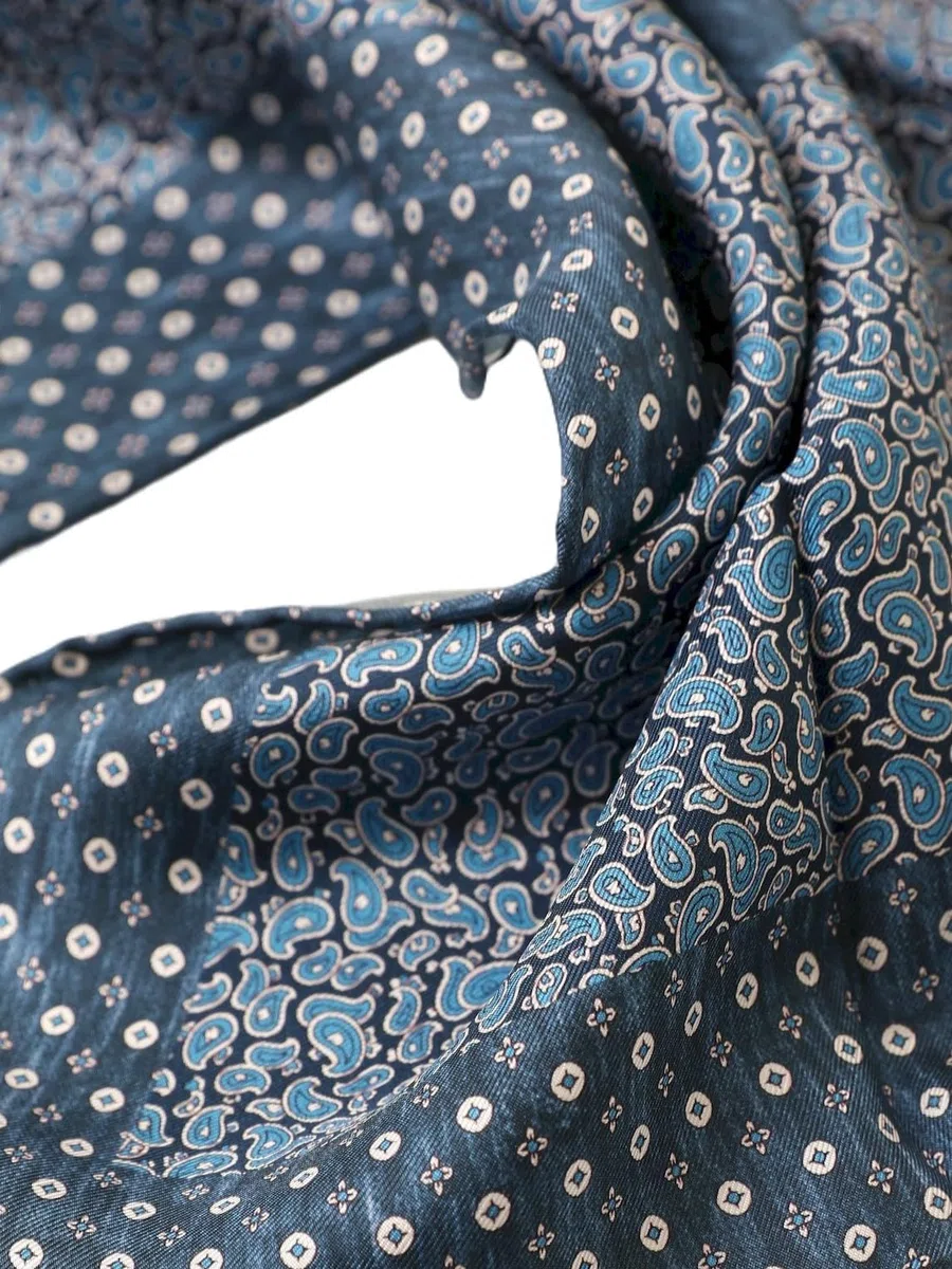 Donna 65cm estate Foulard Di Seta Bandana Fazzoletto Da Collo Colorato Olio Pittura Arte Stampa