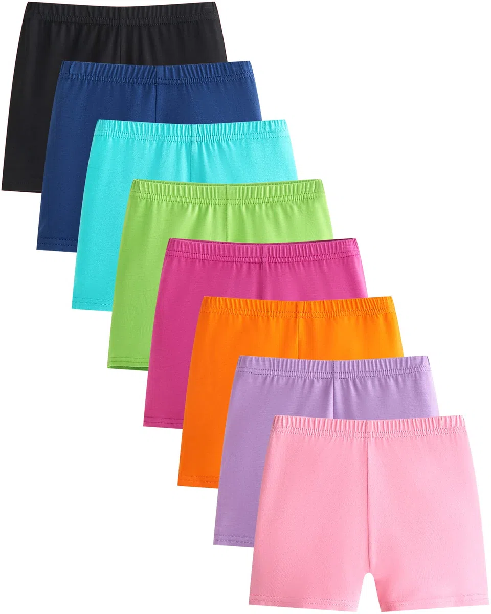 Adorel Pantaloncini Corti Shorts Bambina Confezione da 8
