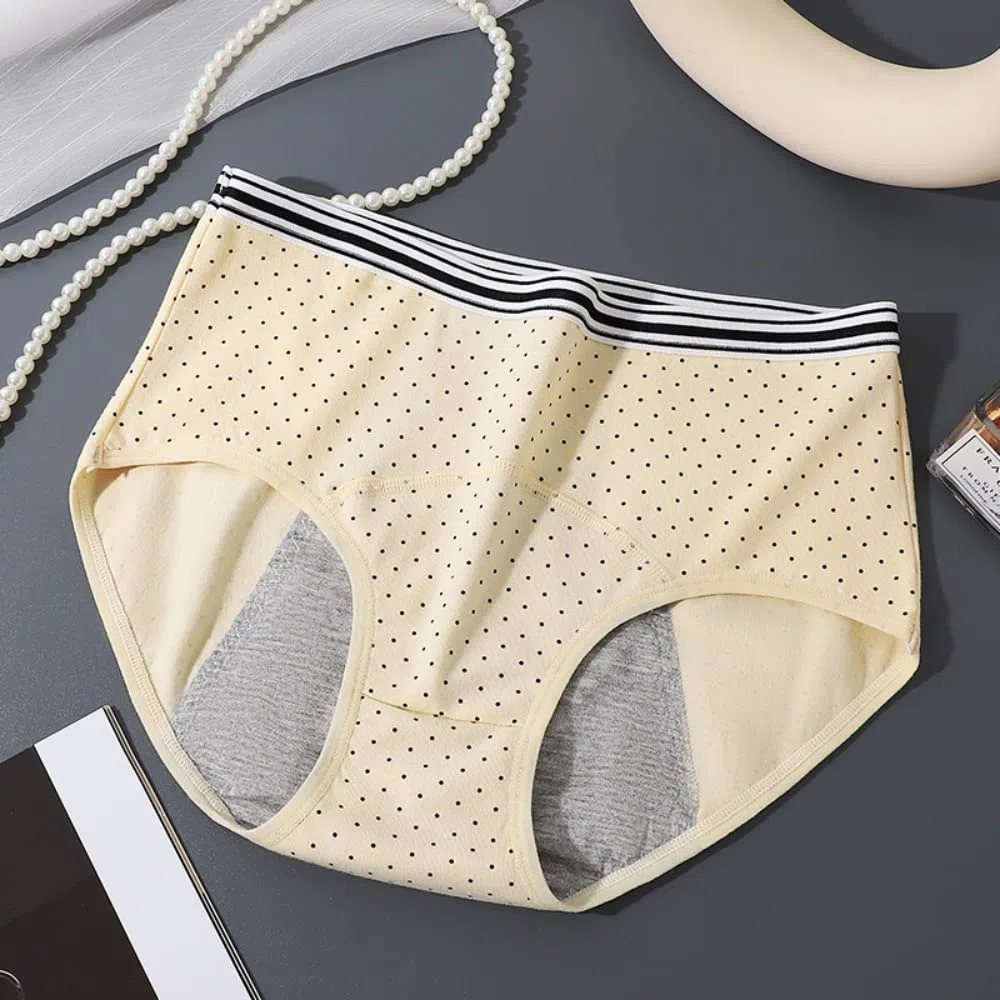 Mutandine per Il Ciclo mestruale da Donna Intimo a Tenuta stagna in Cotone Pantaloni di Protezione dal Flusso Pesante Slip Traspiranti Confezione da 5(Utilizzare con Tamponi)