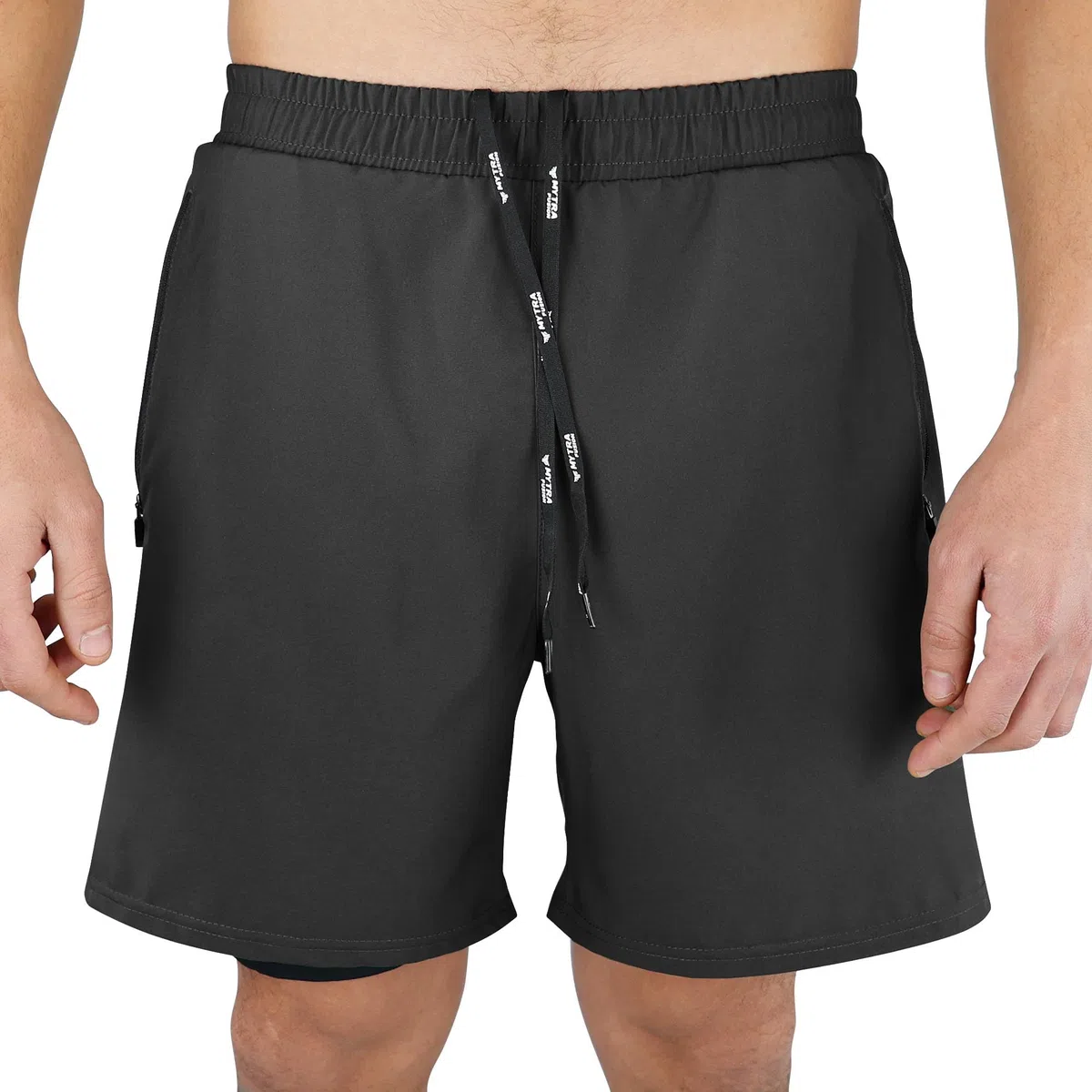 Mytra Fusion Pantaloncini Running Uomo 2 in 1 Pantaloncini Palestra Uomo per molteplici Usi Asciugatura Rapida Allenamento Fitness Training Corto