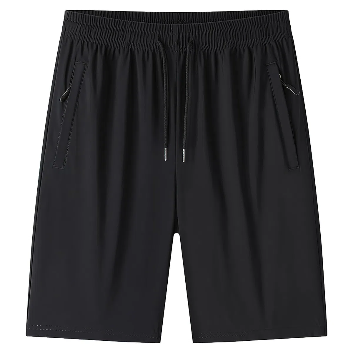 Uomo Taglie Forti Pantaloncini Sportivi da Allenamento Palestra Corsa con Tasche con Zip Estivi Pantaloncini Casual Elasticizzati (S-5XL)