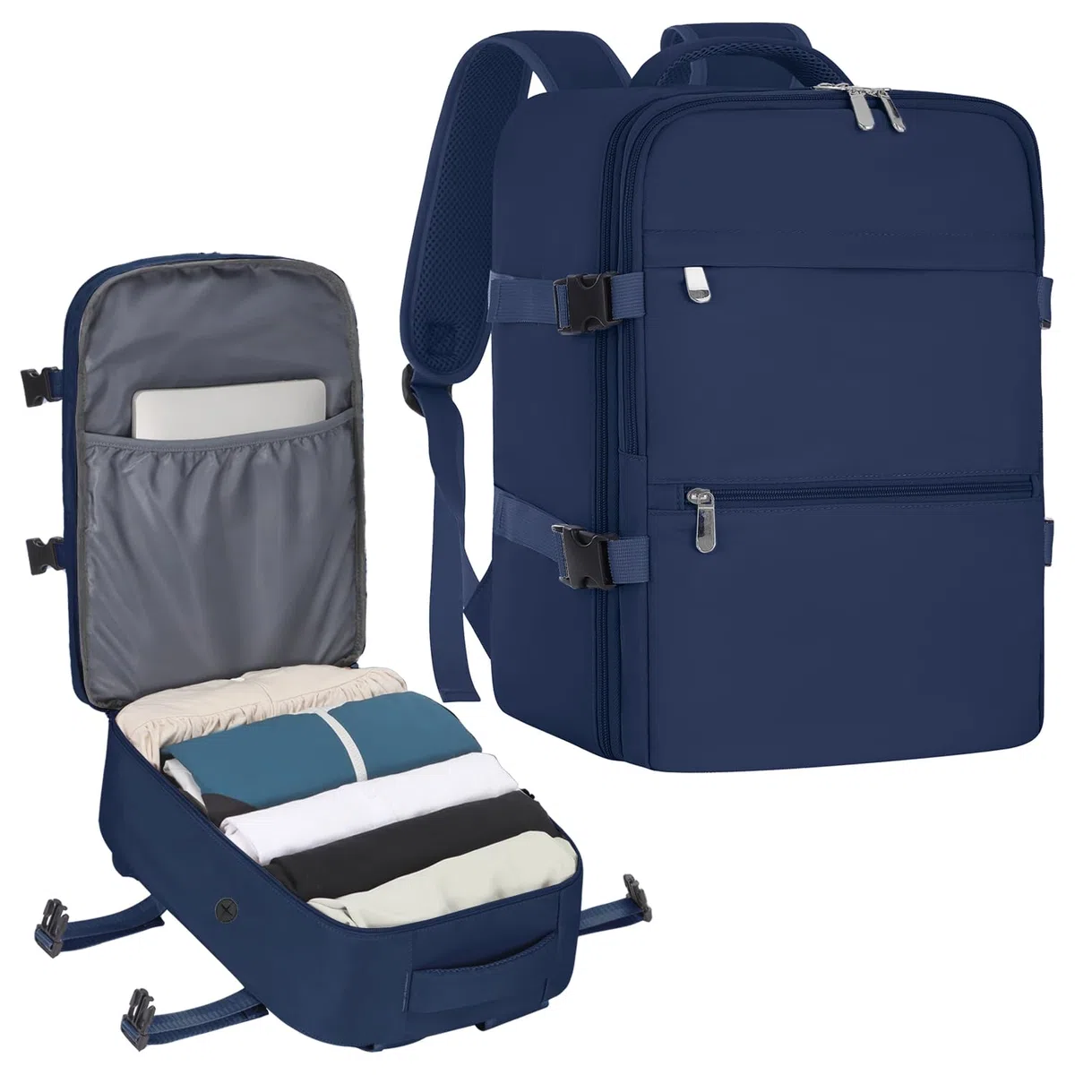 xlodea Zaino Easyjet 45x36x20, Bagaglio a Mano per Easyjet 45x36x20 Impermeabile Borse da Cabina Zaino da Viaggio Aereo Donna Borsa da Viaggio