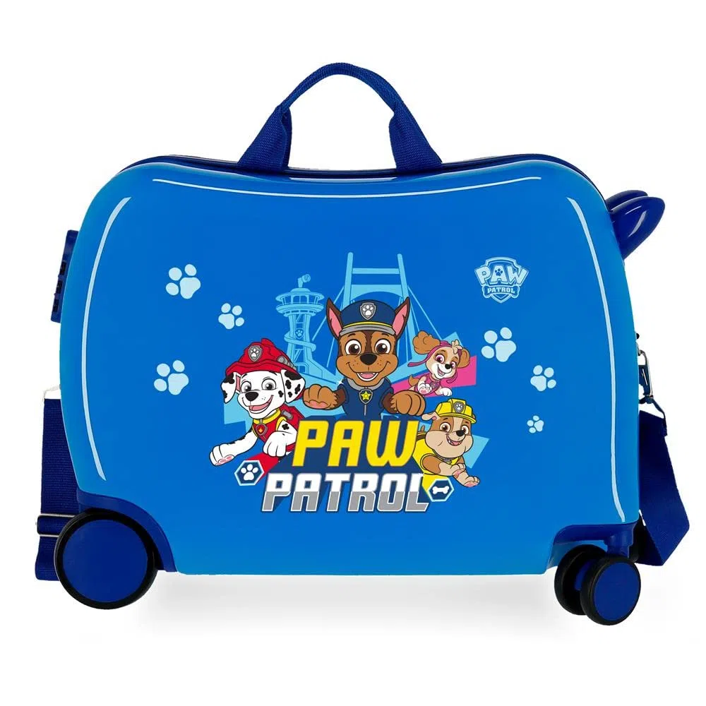 Pepe Jeans, Paw Patrol Always Heroic Valigia per bambini, Blu 50 x 38 x 20 cm Rigida ABS, 34 L 1,8 kg 4 ruote, blu, Talla única, Valigia per bambini