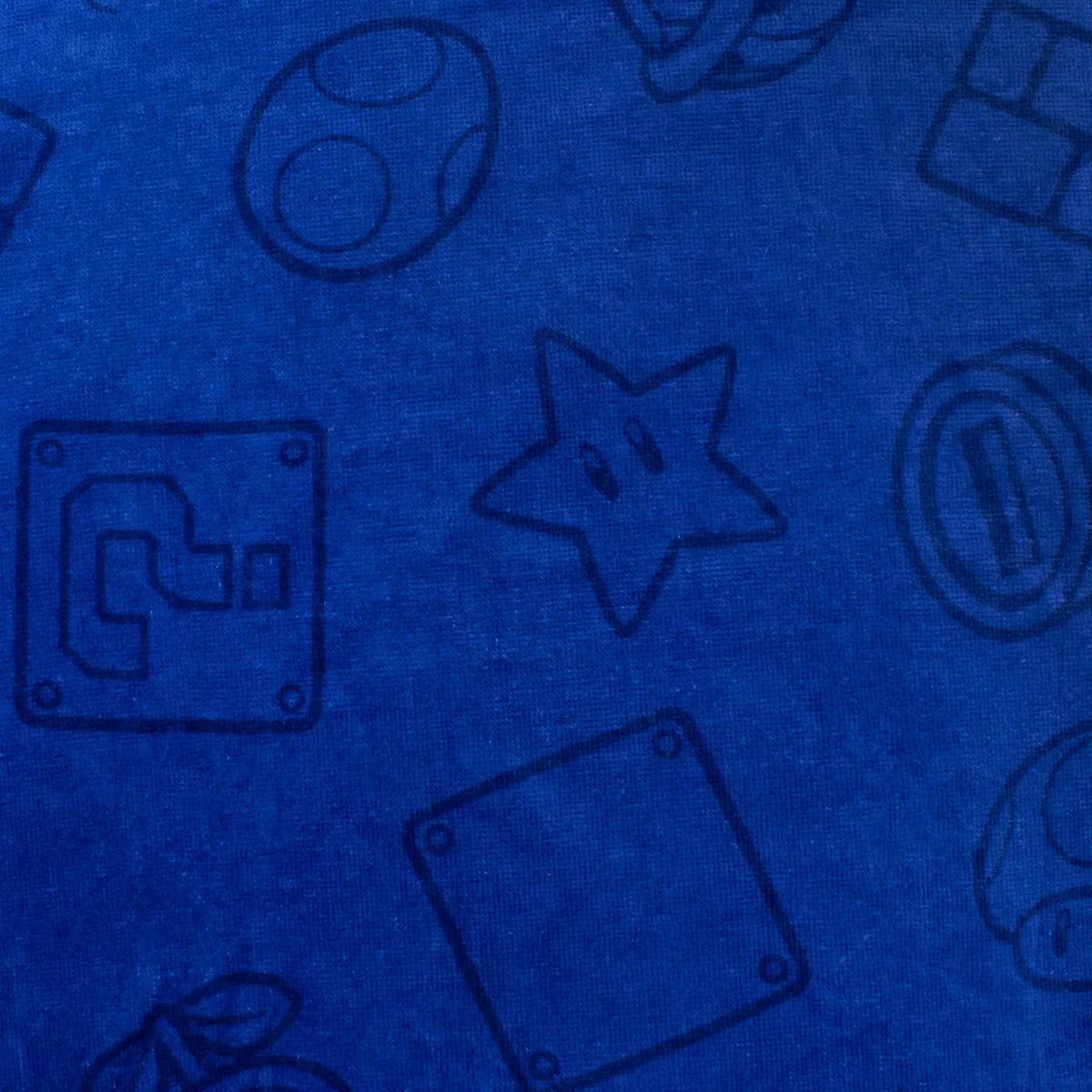 SUPER MARIO BROS Costume da bagno Gioco poncho asciugamano con cappuccio giochi per bambini taglia unica blu