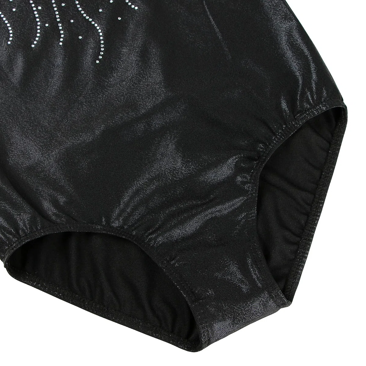 Body da ginnastica per bambini, con paillette, body da ginnastica, a maniche lunghe, in tulle