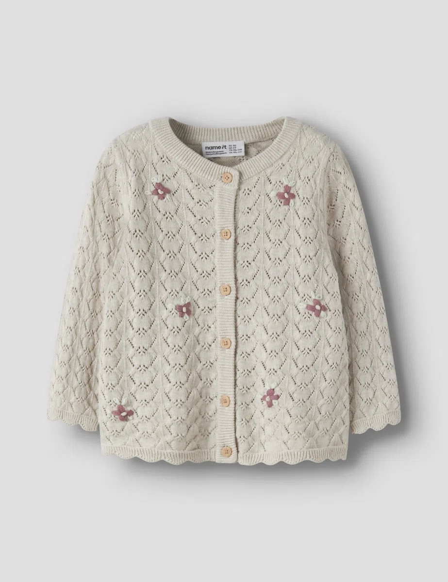 Name IT Nmfhimali LS Knit Card Bambine e Ragazze