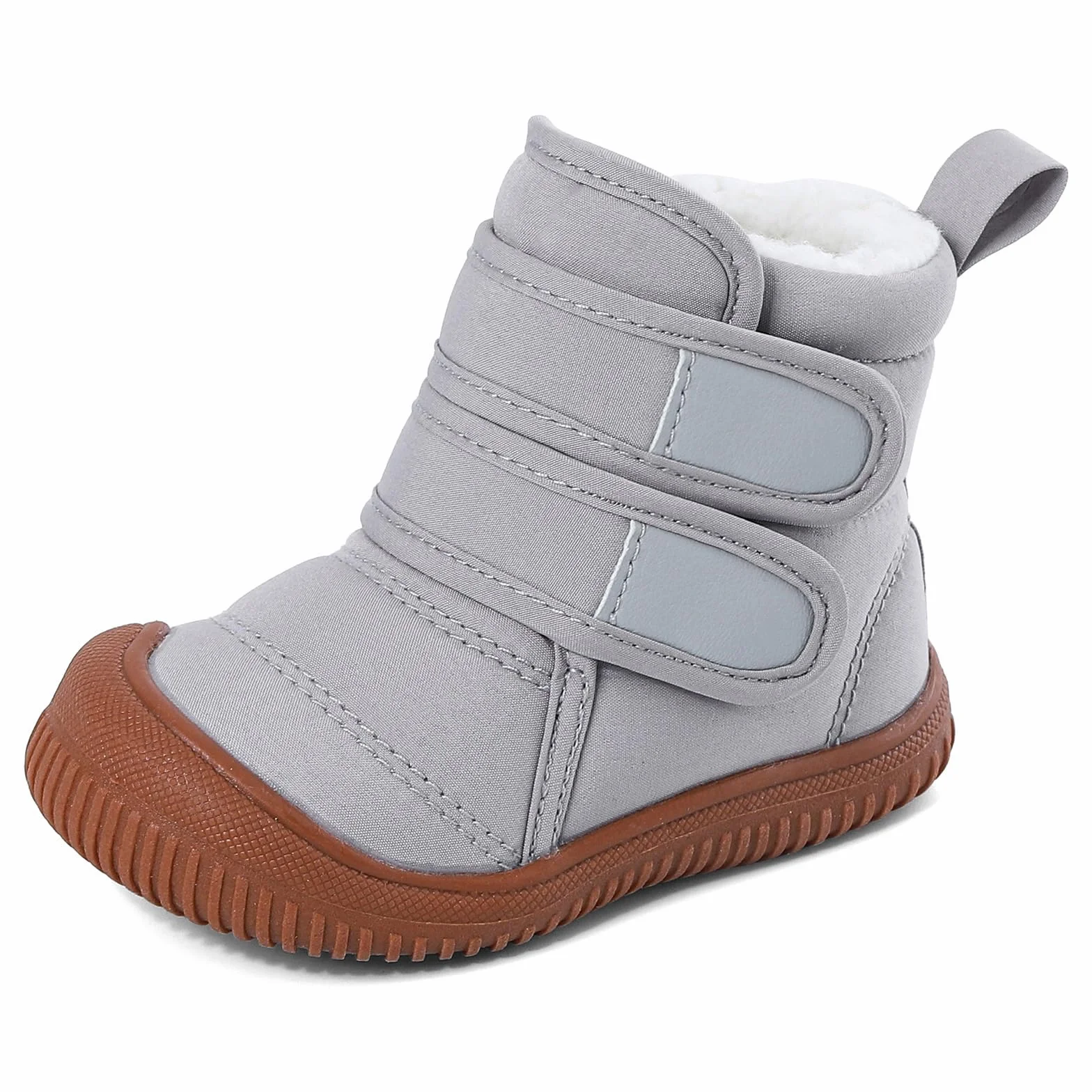 MASOCIO Stivaletti Neonato Neonata Invernali Scarpe Scarponcini Bimbo Bambino con Suole Gomma Antiscivolo Taglia 19-27 EU