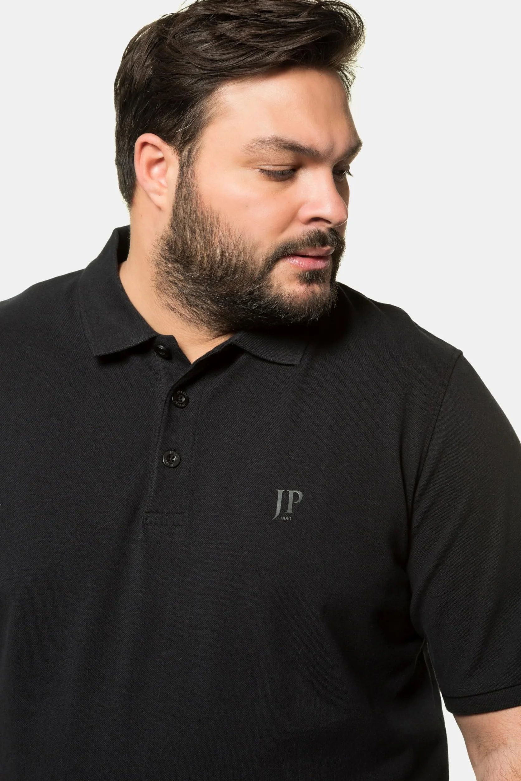 JP 1880 Maglia Polo in piqué con Taglio Speciale per l'addome 712617