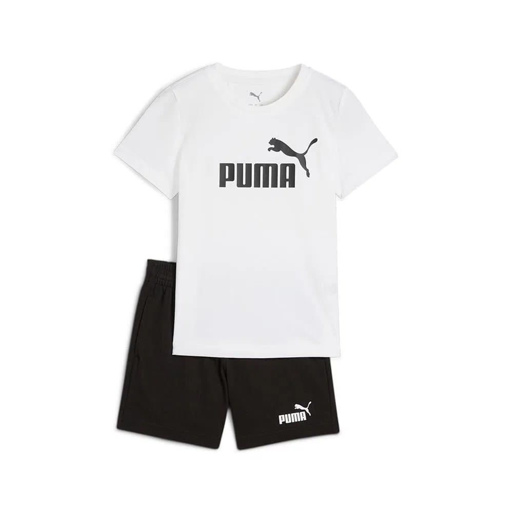PUMA Ess No.1 Logo Tee And Shorts Set Ps Abiti lavorati a maglia Bambini e ragazzi (Pacco da 1)
