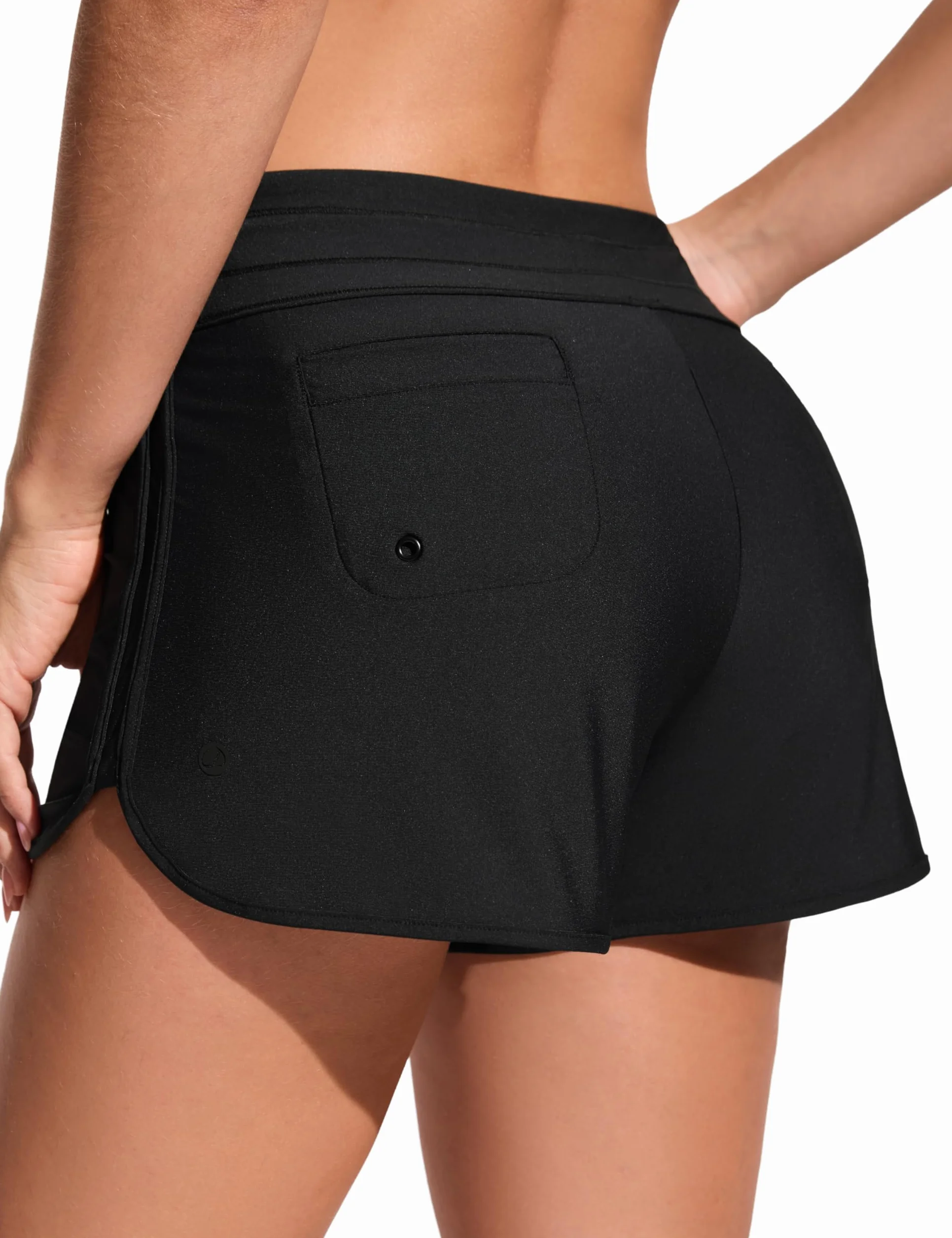 CRZ YOGA Pantaloncini da Bagno da Donna Pantaloncini da Bagno con Coulisse ad Asciugatura Rapida da - 7.6 CM
