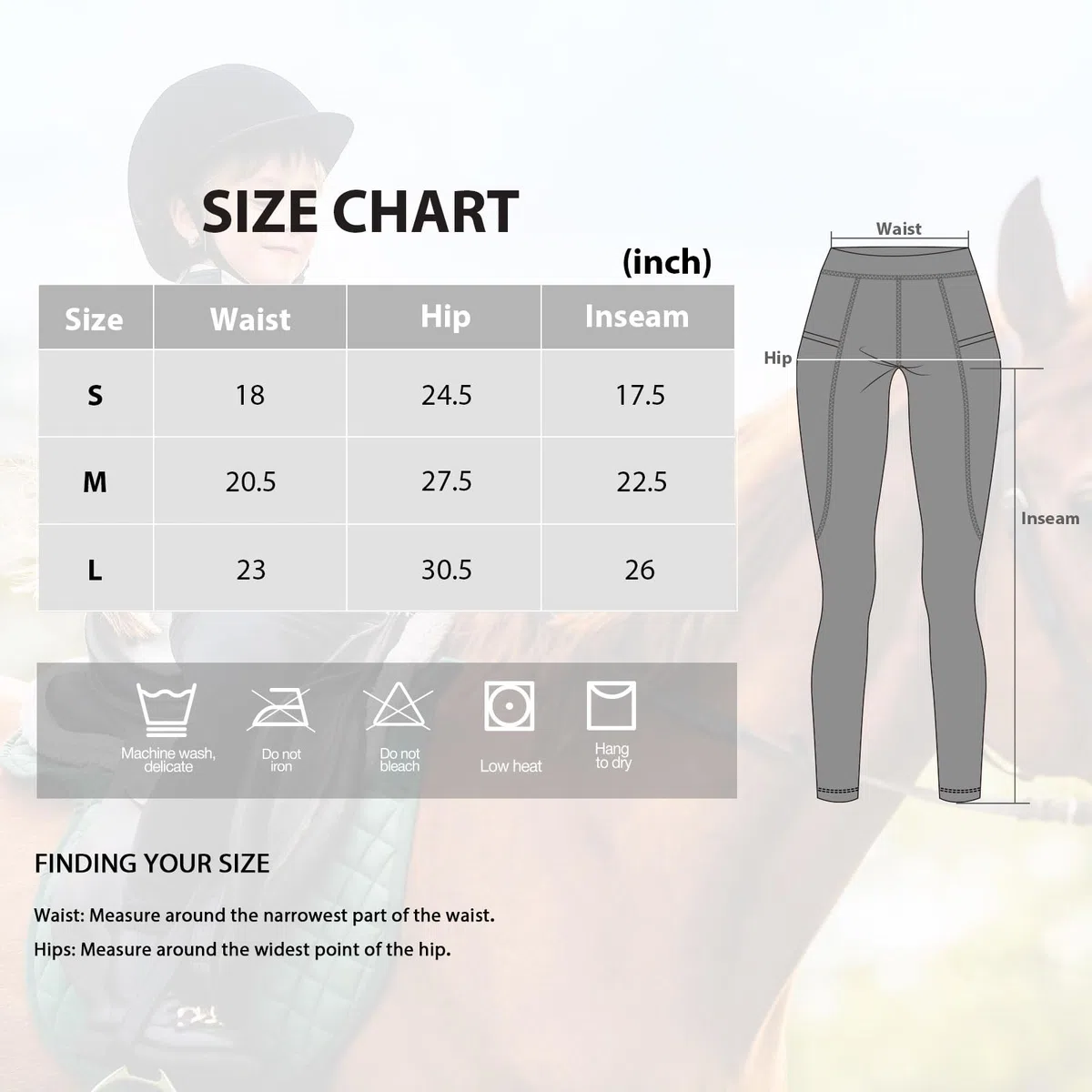 Harrison Howard Pantaloni da equitazione per bambini, con toppa al ginocchio, pantaloni da equitazione