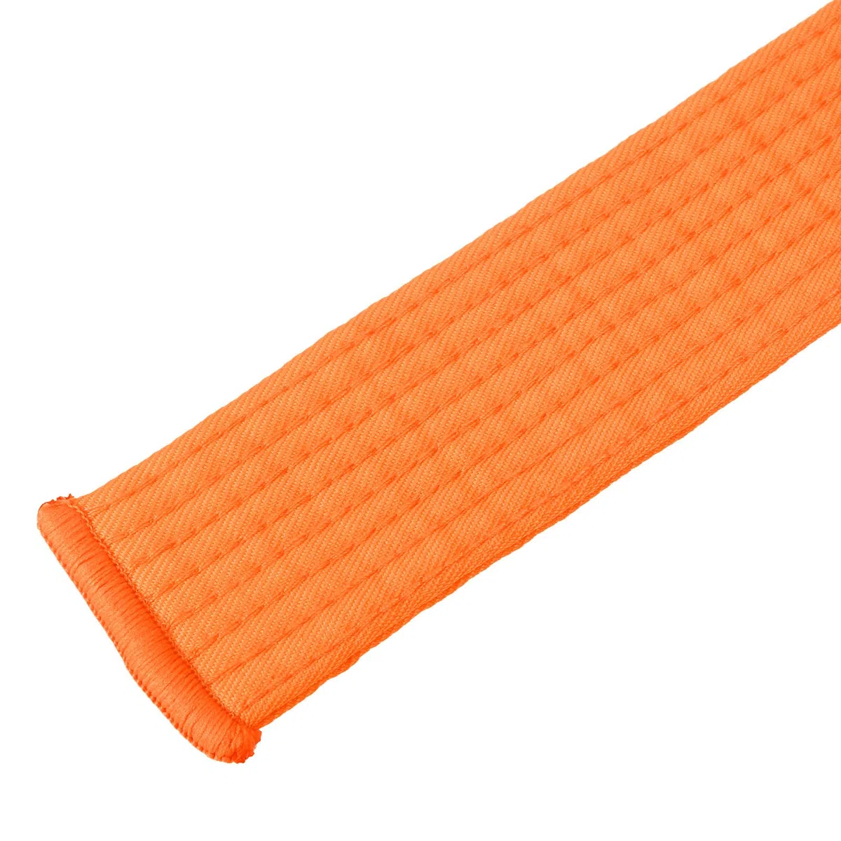 PATIKIL Cintura di Rango Colorata Taekwondo 1,6" x11,8 Piedi 3,6m, Cintura da Karate Judo Arti Marziali in Cotone per Insegnamento Allenatore, Arancione