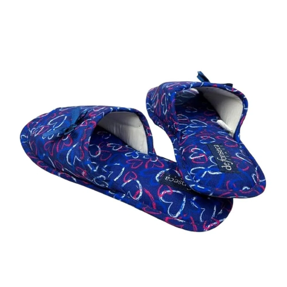 de fonseca Pantofole Donna cotone Punta Aperta Linea Ragazza Tela Cotone Primavera/Estate
