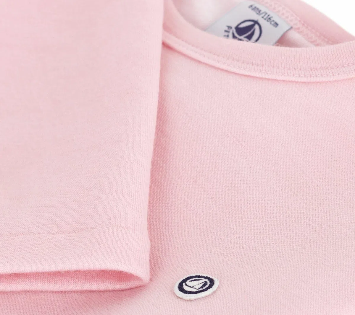 Petit Bateau TS Ml Uni Biancheria Intima Giorno Bambine e Ragazze