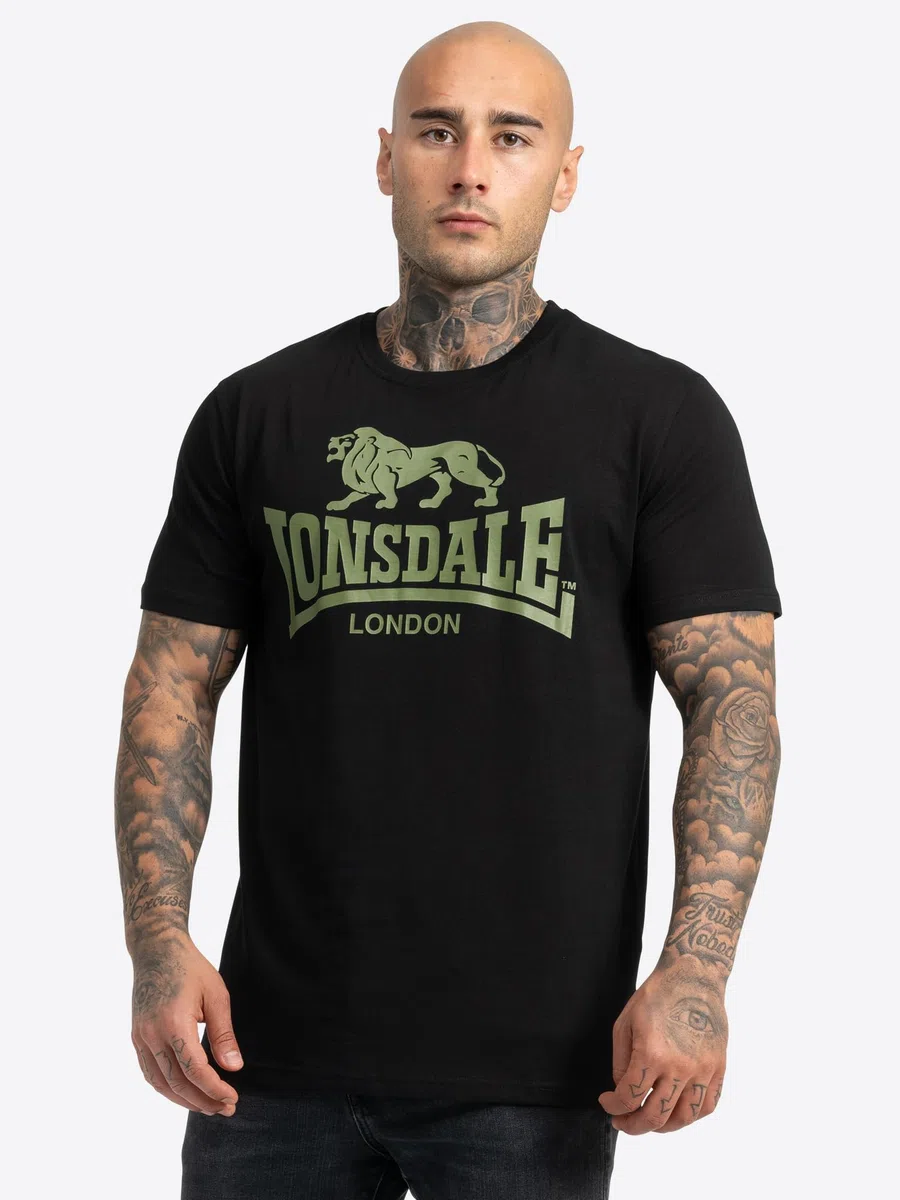 Lonsdale Bangor Double Pack T-Shirt Uomo (Pacco da 2)