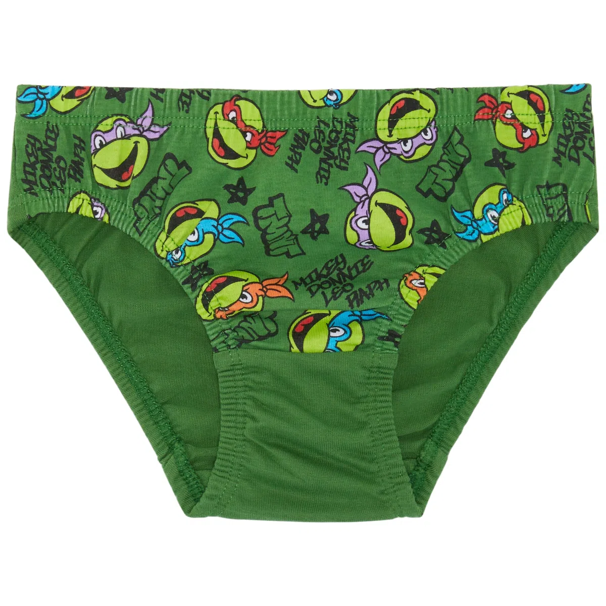 Teenage Mutant Ninja Turtles Tartarughe Ninja alla riscossa Confezione da Cinque Slip TMNT - 100% Cotone