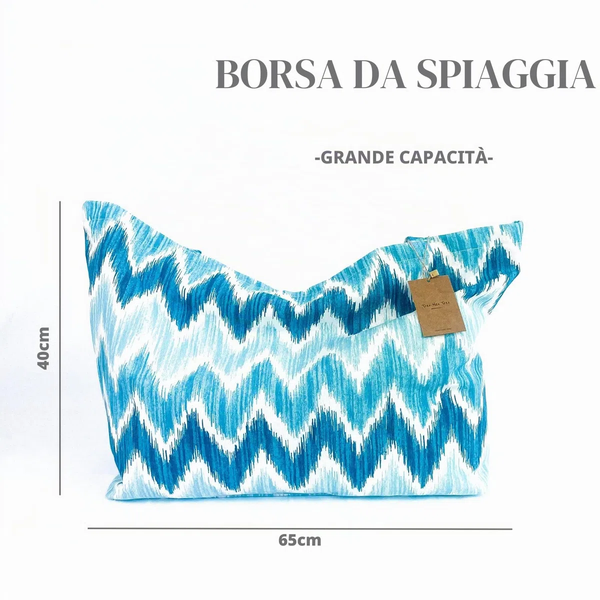 Borsa Mare Donna XXL Estiva - Stile Mediterraneo, Capiente e Leggera - Borsa Spiaggia Grande per Famiglia Perfetta per Piscina