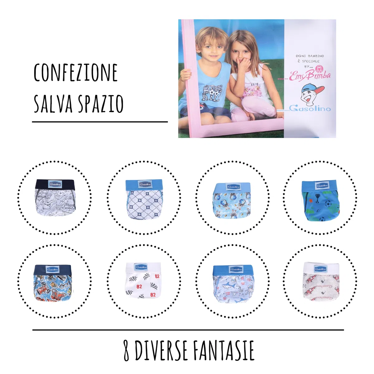 Mutande Slip Bambino Cotone Bimbo Mutandine Anni 2 3 4 5 6 7 8 9 10 11 12 Abbigliamento Regalo Compleanno Ragazzo Bambini Intimo Italia