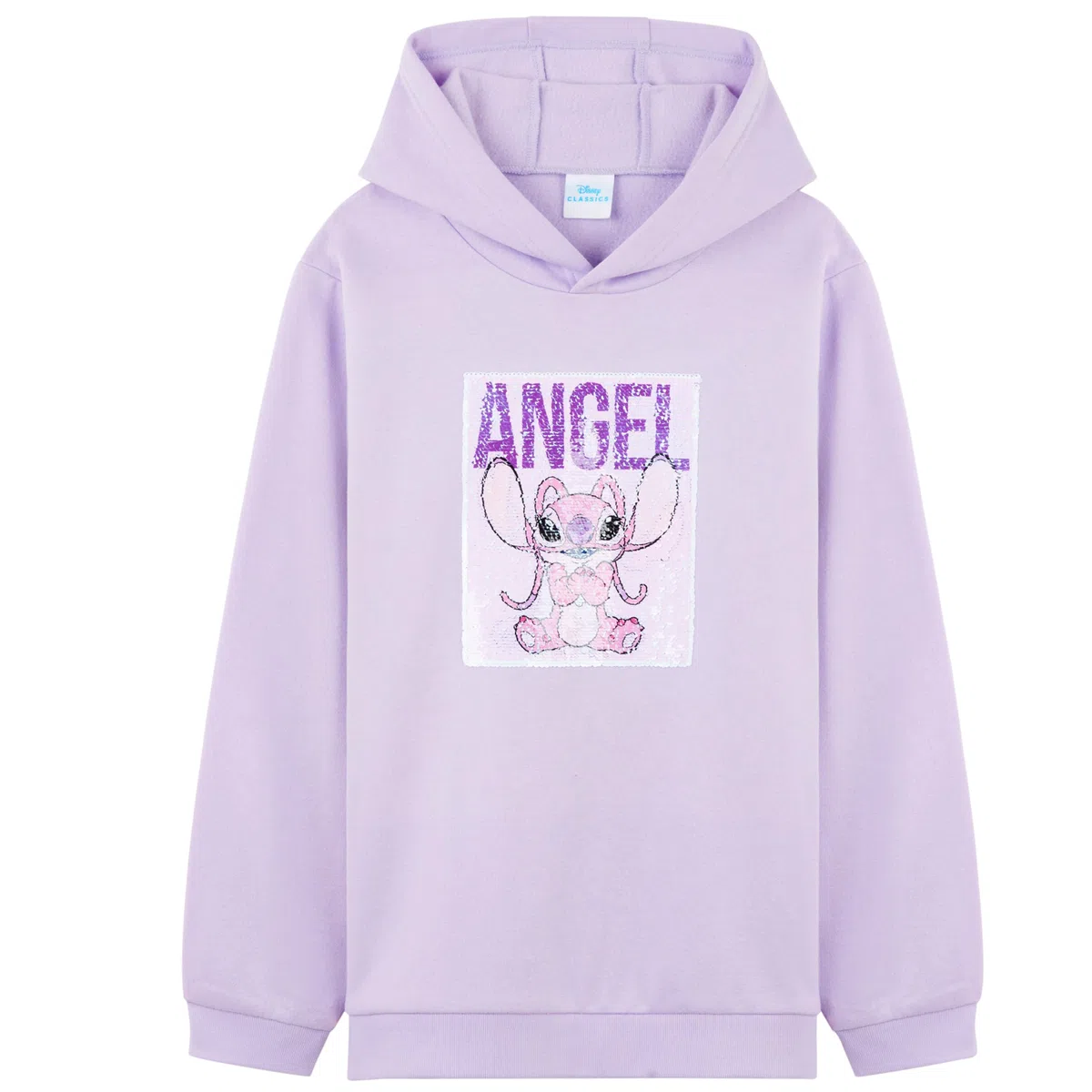Disney Stitch Felpa con Cappuccio per Ragazza Adolescenti, Morbida Abbigliamento Paillettes Reversibili Felpe Ragazzo, Idee Regalo Bambini