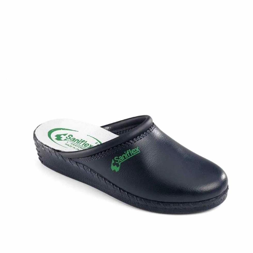 840-1 Certificato Medico Zoccoli Sabot Pantofole Scarpe di Pelle, Donna