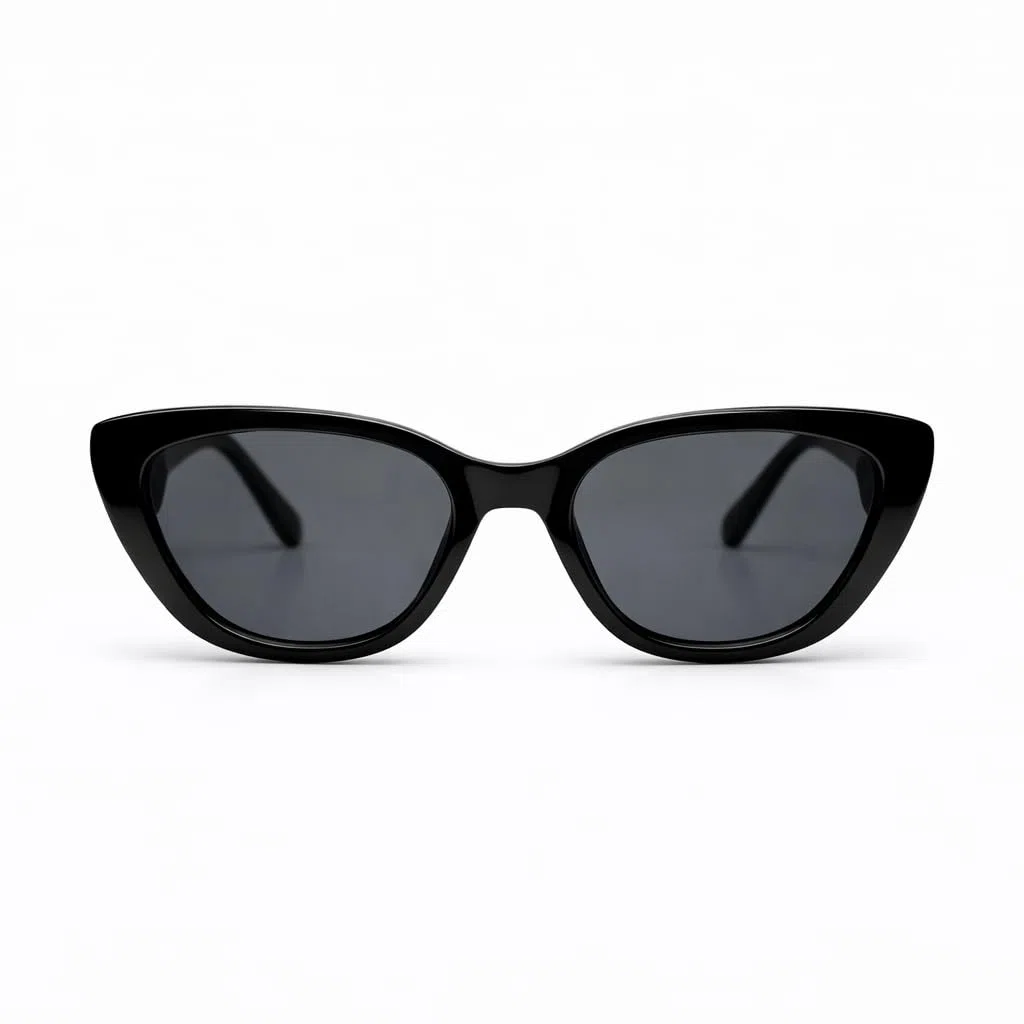 ZOL SOLENNE Occhiali da Sole Donna Cat Eye, UV400 Categoria 3, Sunglasses occhi di gatto, Montatura e Lenti in Policarbonato Leggeri e Resistenti, Cerniere Rinforzate, Certificazione CE