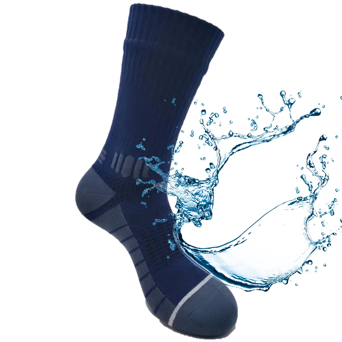 Kadem® Calzini impermeabili per sport acquatici, sport invernali, campeggio, pesca, trekking, trail, vela, hiking, golf, corsa, ciclismo, rafting Wudu Mest Corap, canottaggio, turchese