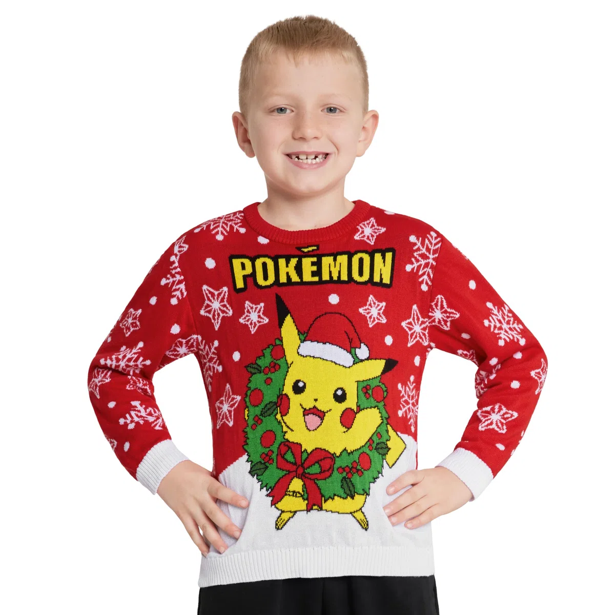Pokémon Felpa Ragazzo, Maglia Accogliente Maglione Bambino - Regali Bambini