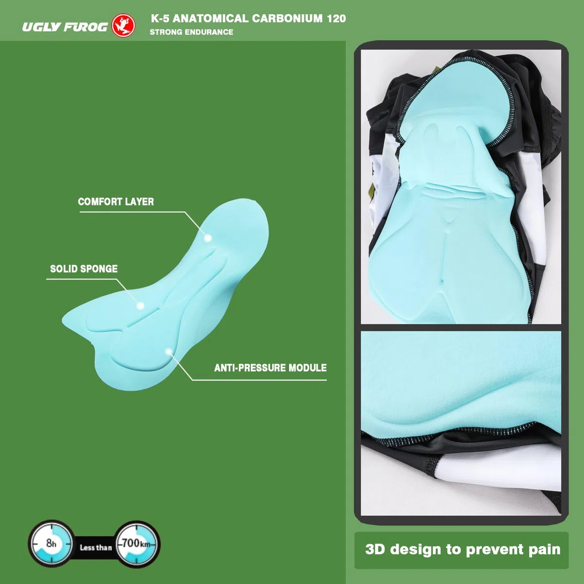 UGLY FROG Donne Abbigliamento, Traspirante Leggero e Comodo Ciclismo, Asciugatura Rapida Maglietta Corta