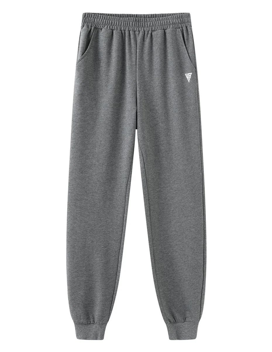 HIBETY Pantaloni Sportivi da Ragazzo, igroscopici e antisudore Pantaloni Sportivi in Cotone Traspirante con Coulisse Elastica