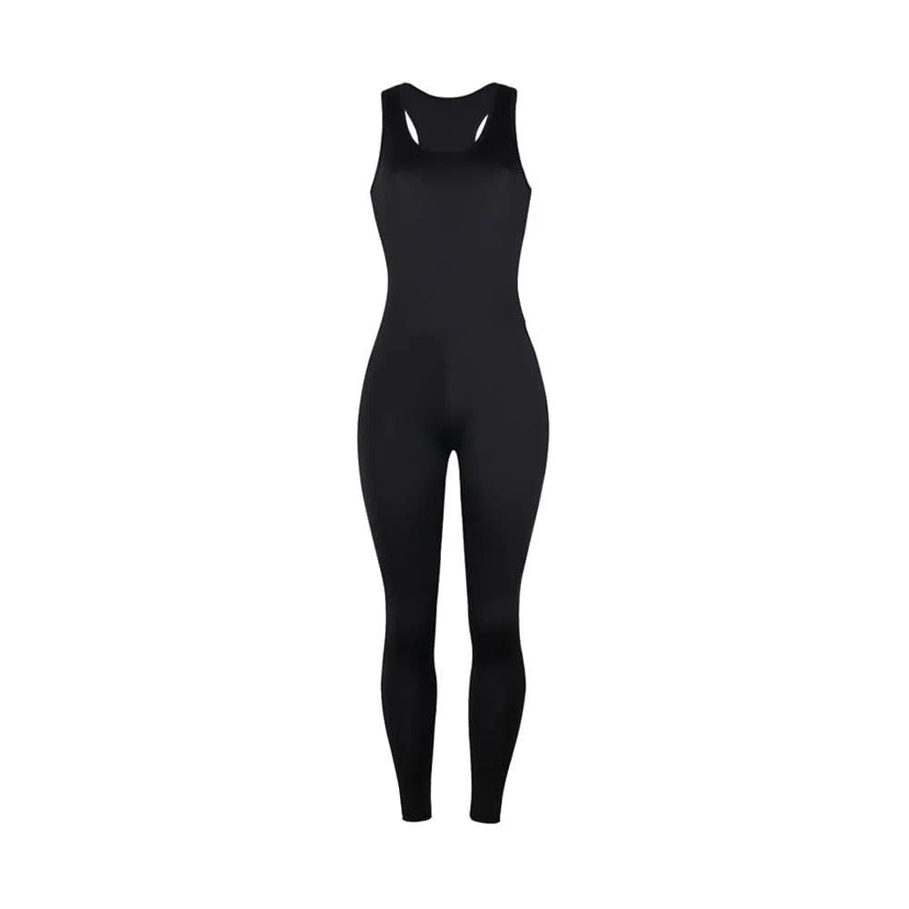 Jumpsuit Donna Tutina Sportiva Tuta Estiva Intera Aderente Completo Lungo Body Pantaloni Sportivi Tutine Elegante per Fitness Yoga Palestra Allenamento