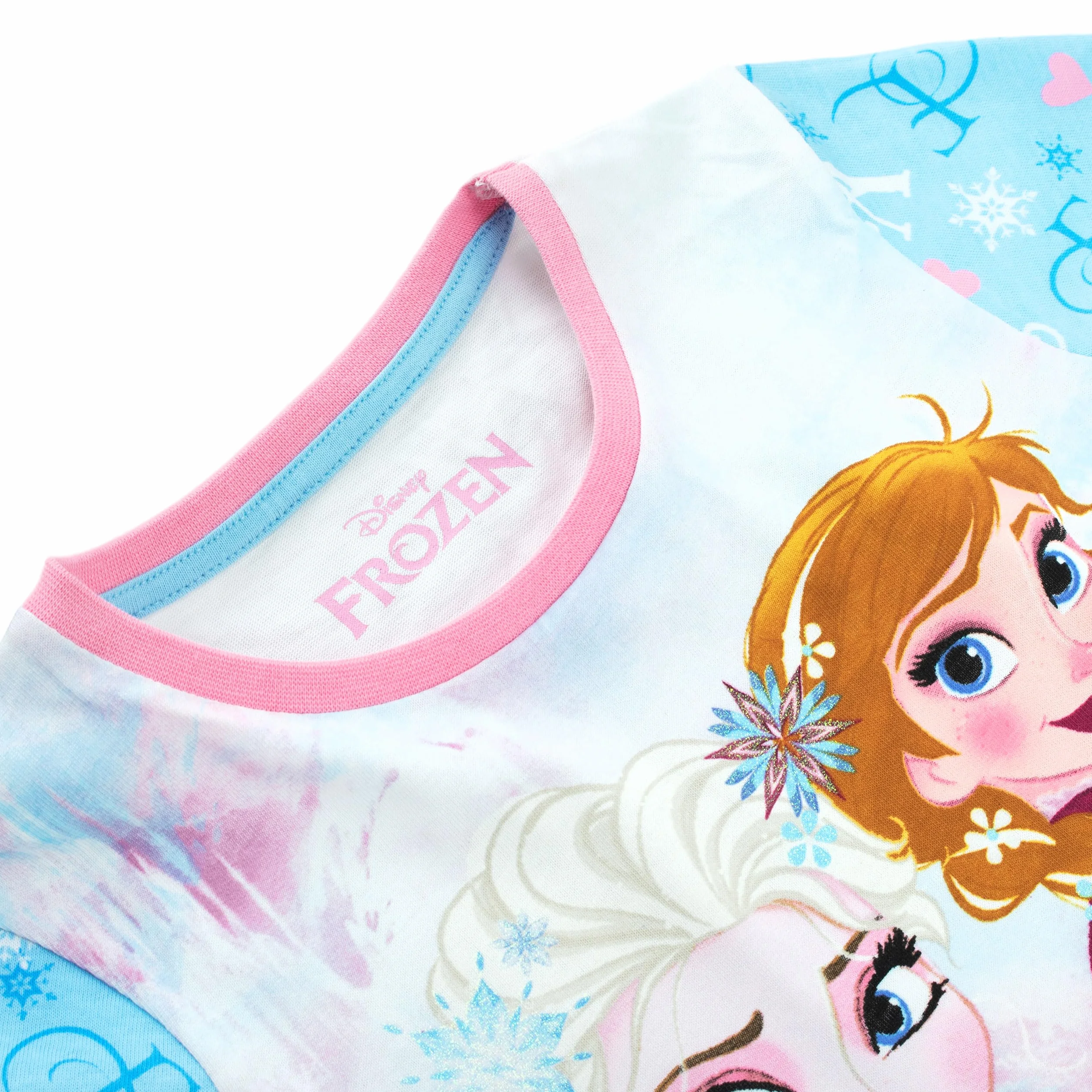 Disney Pigiama Frozen Bambina | Pigiami Cotone Lungo | Pigiamone Principesse Pijama Anna e Elsa per Bambini