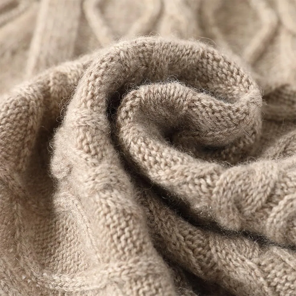 Oneshlee Berretto invernale con touch screen e sciarpa lunga per donna, berretto lavorato a maglia da donna, con palla di peluche, caldo berretto invernale, guanti a maglia, sciarpa, berretto 3 in 1,