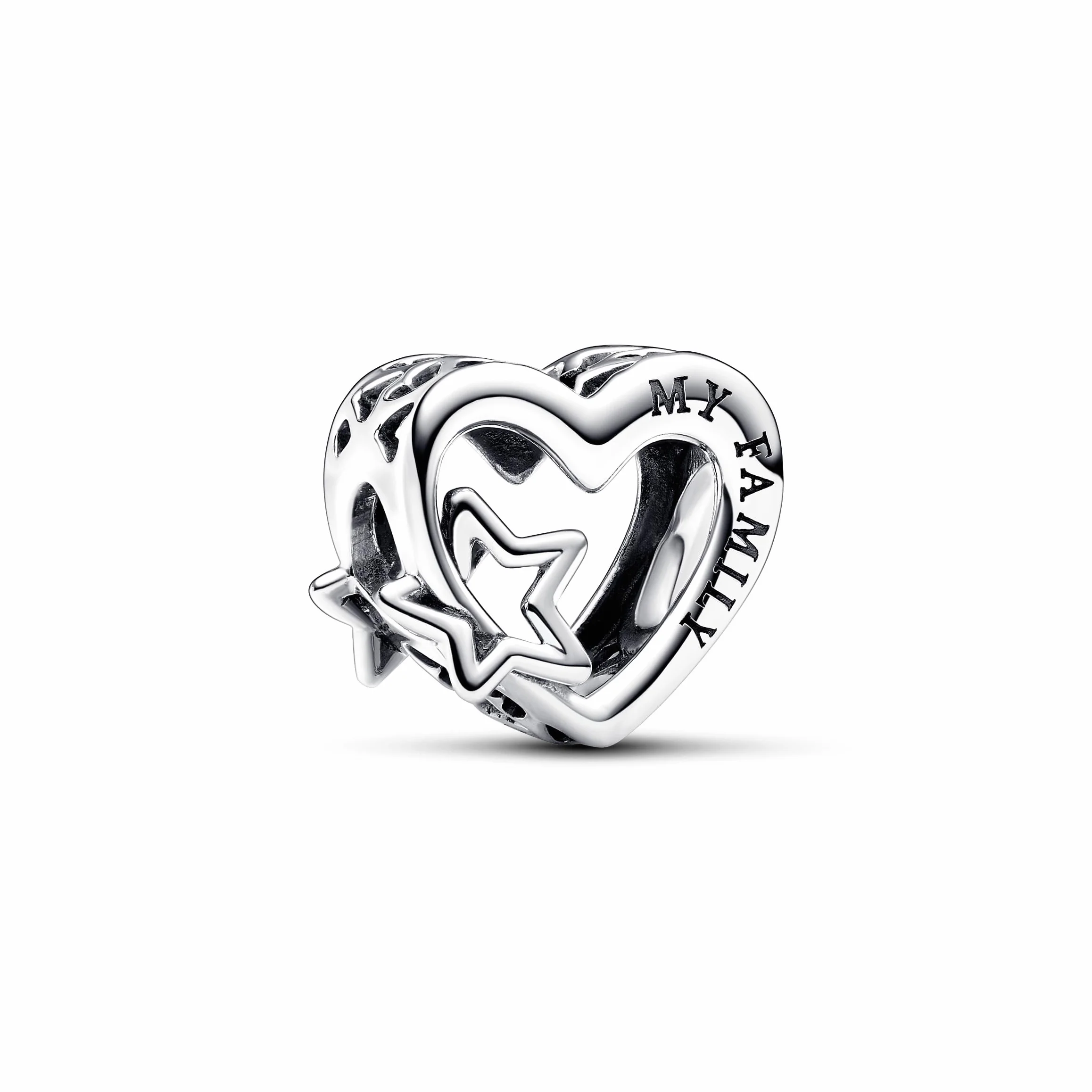 PANDORA Moments - Charm cuori in argento sterling