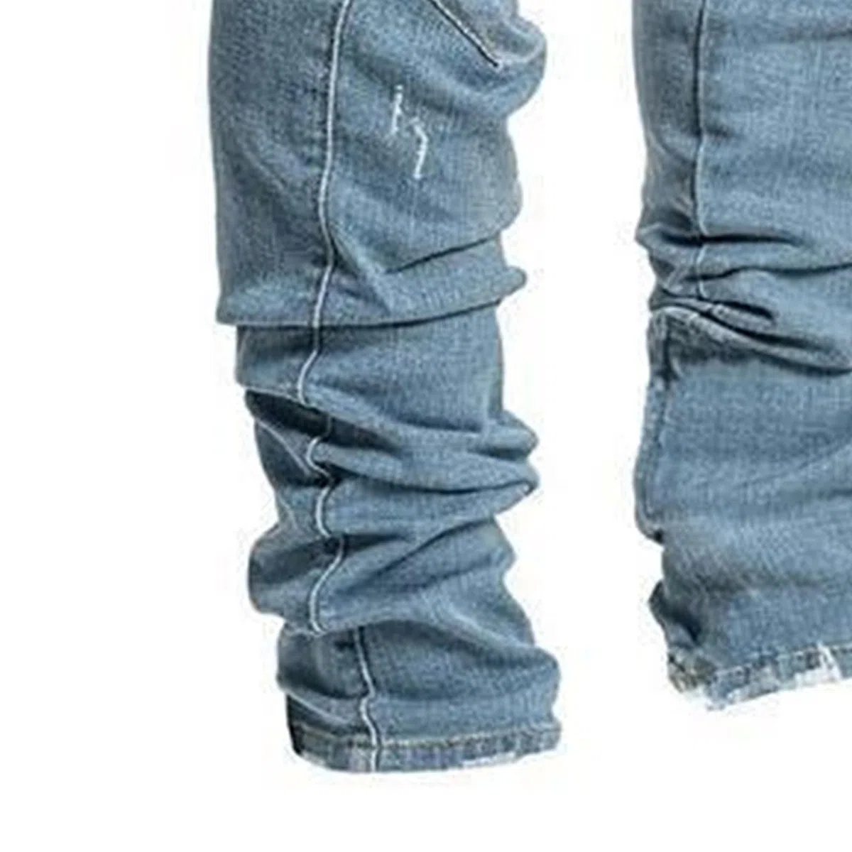 Pantaloni Cargo Uomo Slim Vita ELastica Solida Jeans EElastici Classici Multi - Tasche Pantaloni Da Trekking Di Lavoro Confortevoli E Leggeri